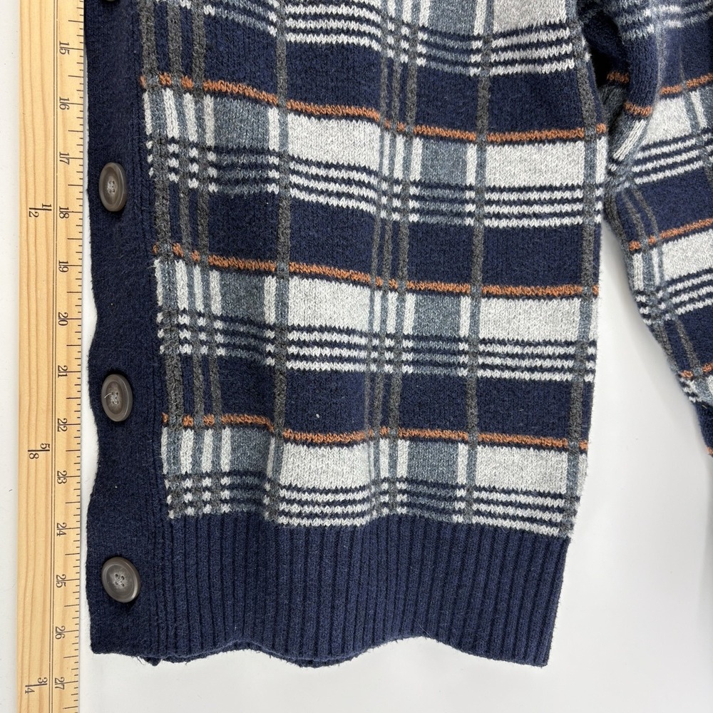 Goodfellow Plaid V-Neck Cardigan Sweater M - Picture 7 of 7
